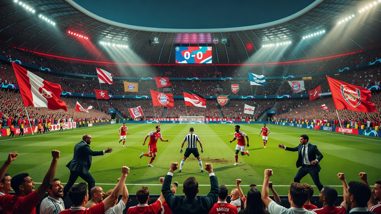 Bayern e Arsenal duelam na Allianz Arena por liderança na Champions